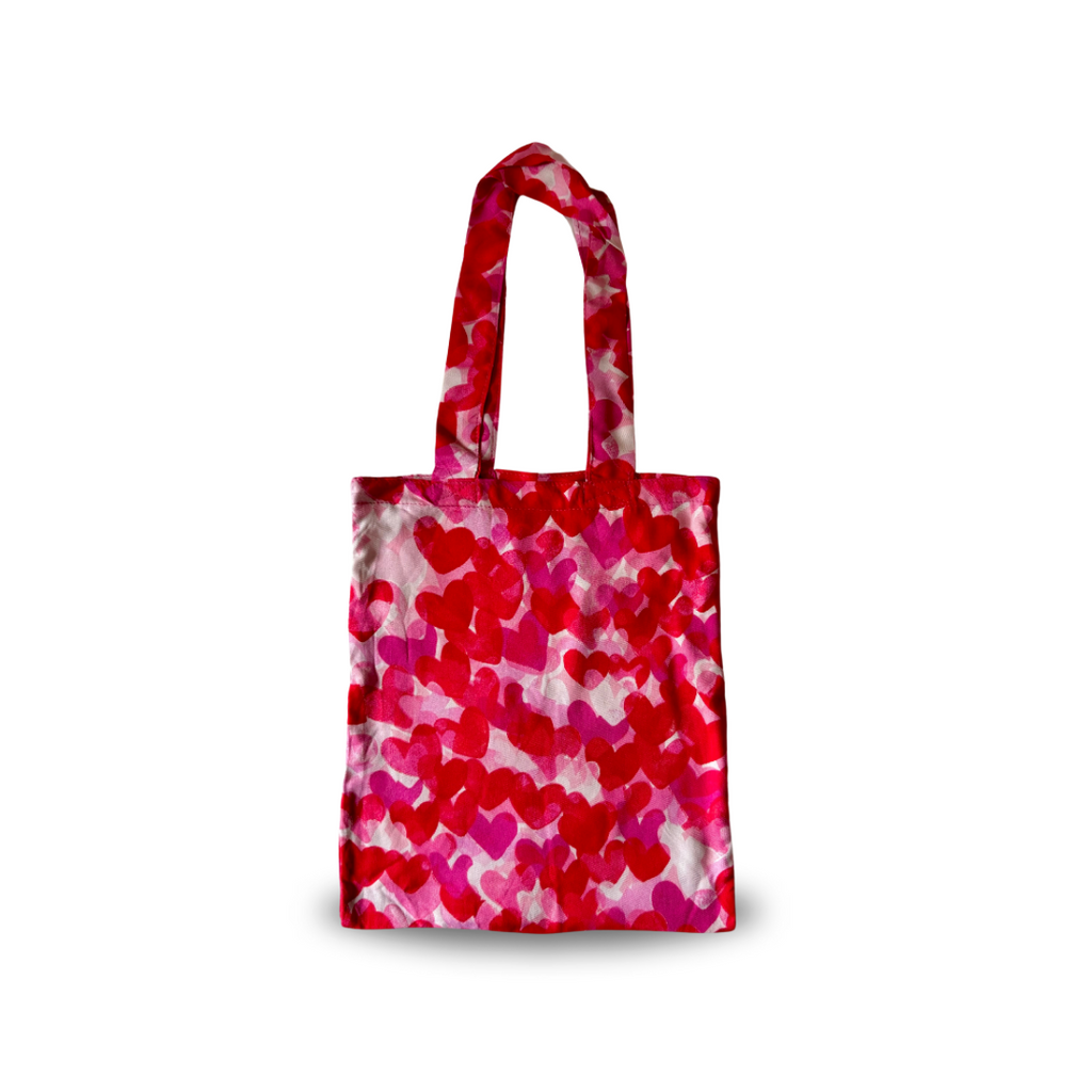 Red printed bag