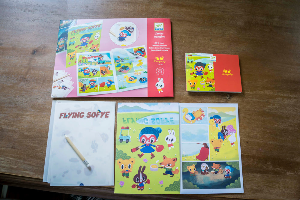 color your comic items